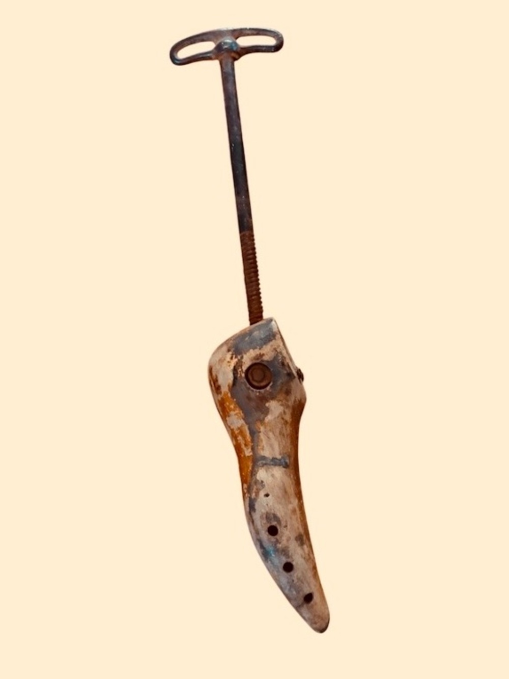 ANTIQUE➕Wood & Metal Shoe Stretcher